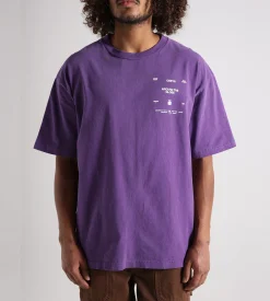 Obey Around The Globe Tee Pigment Imperial Purple