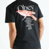 Obey Bird Tee Black