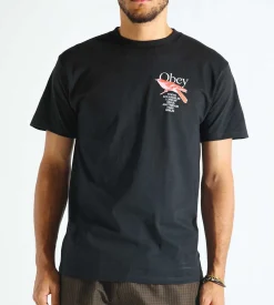 Obey Bird Tee Black