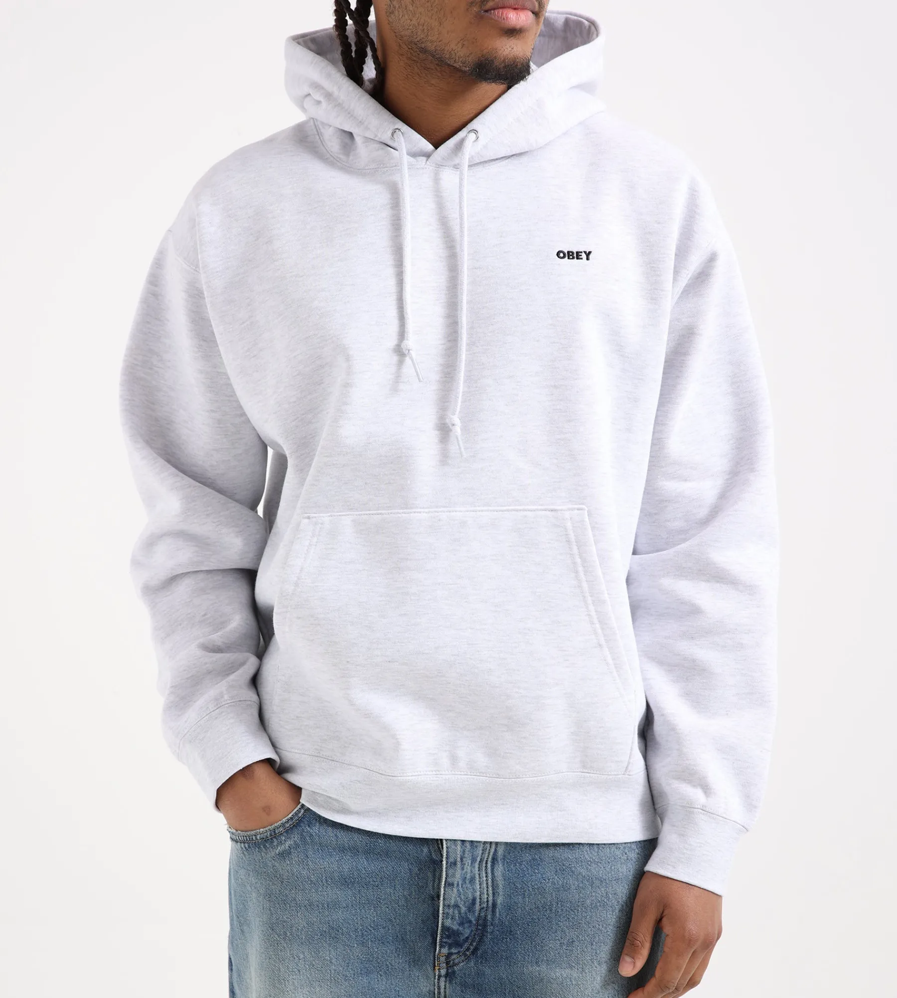 Obey Business Hoodie Ash Grey