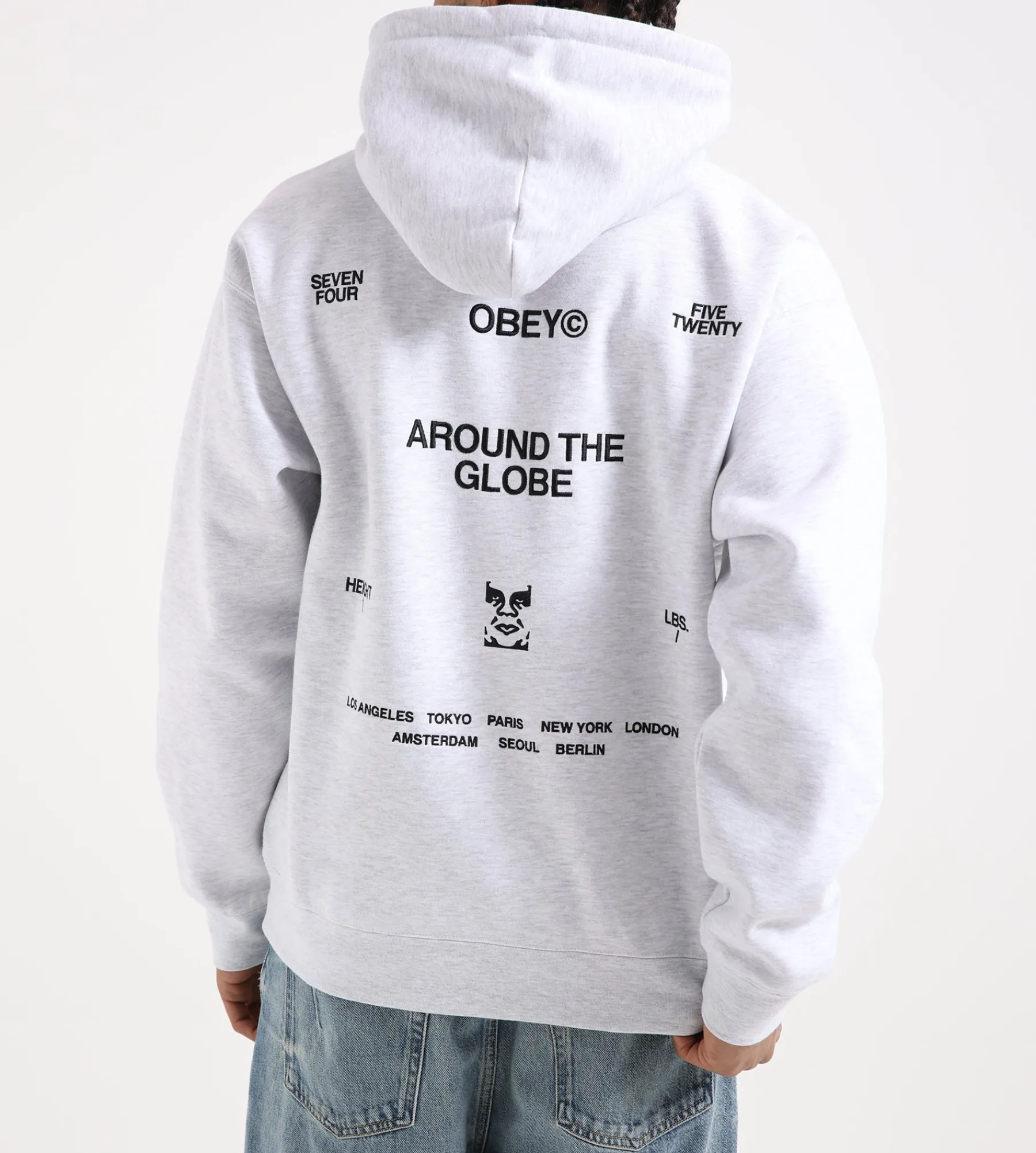 Obey Business Hoodie Ash Grey