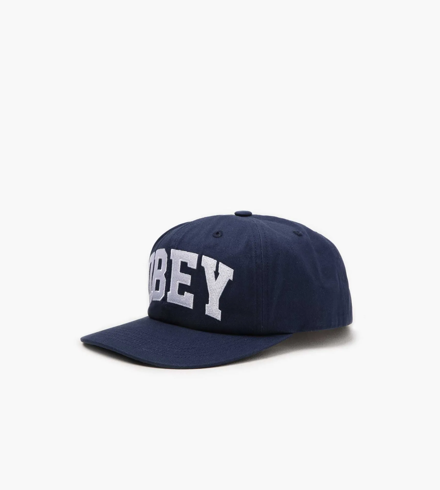 Obey Collegiate 6 Panel Strapback Mild Navy