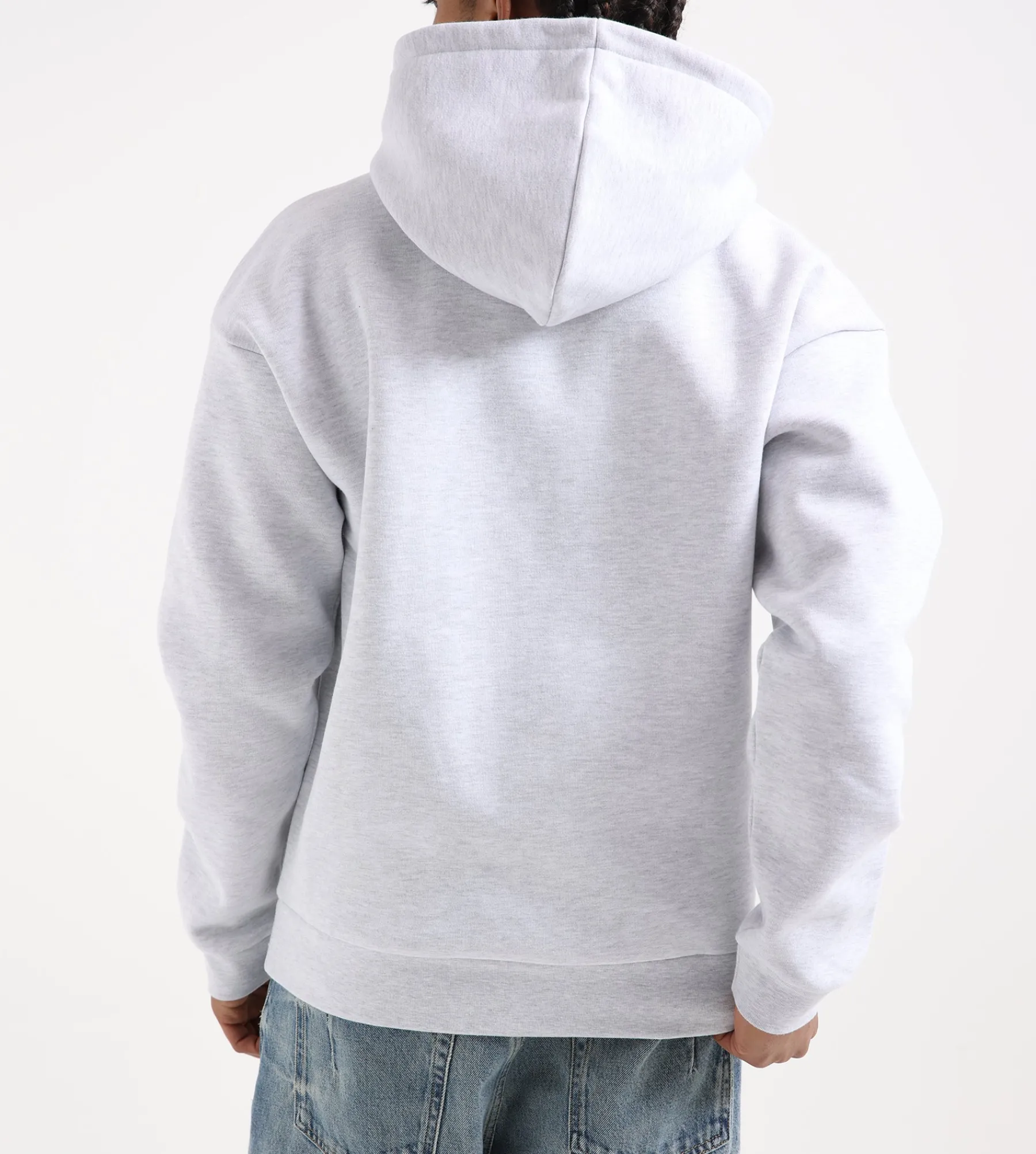 Obey Collegiate Extra Heavy Hoodie II Ash Grey