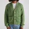 Obey Ethan Cardigan Matcha Multi