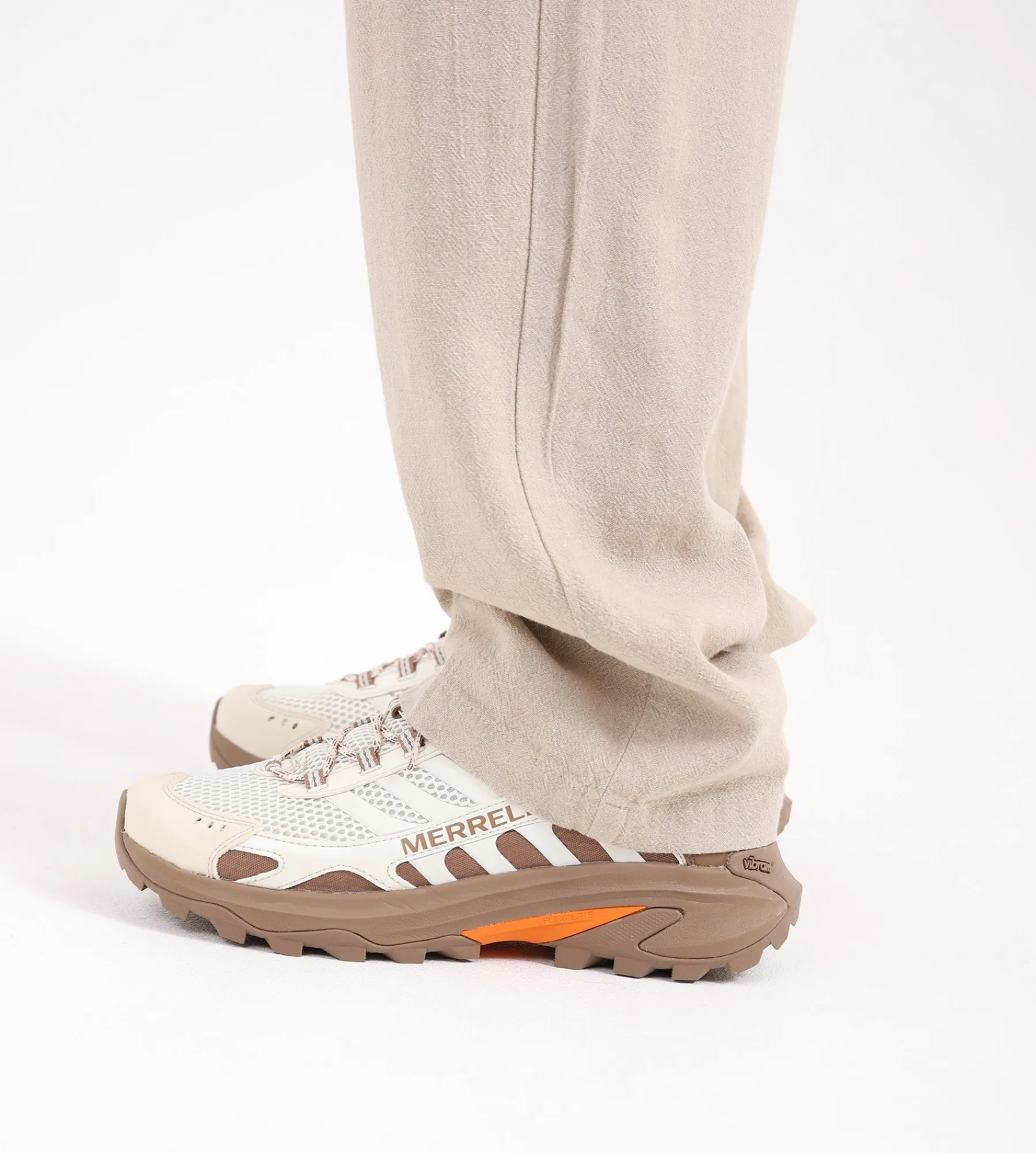 Obey Fubar Linen Pleated Pant Oatmeal