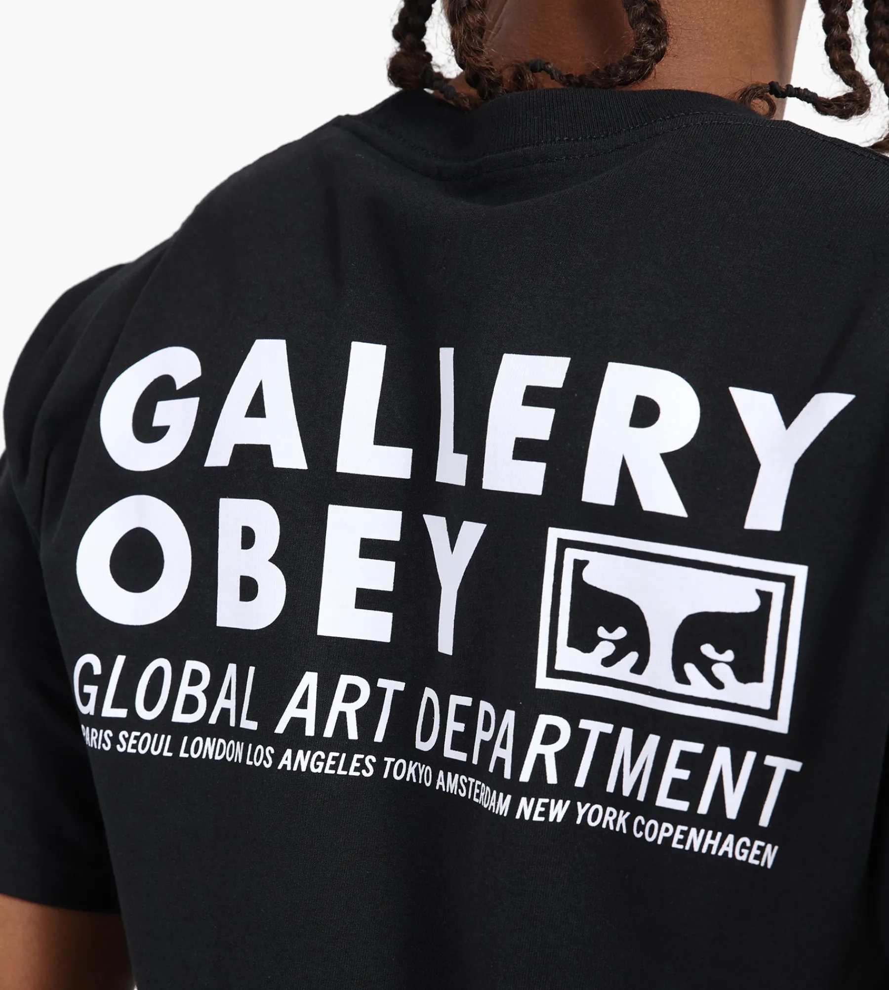 Obey Global Art Department Black