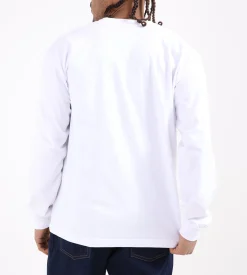 Obey Collegiate Longsleeve White