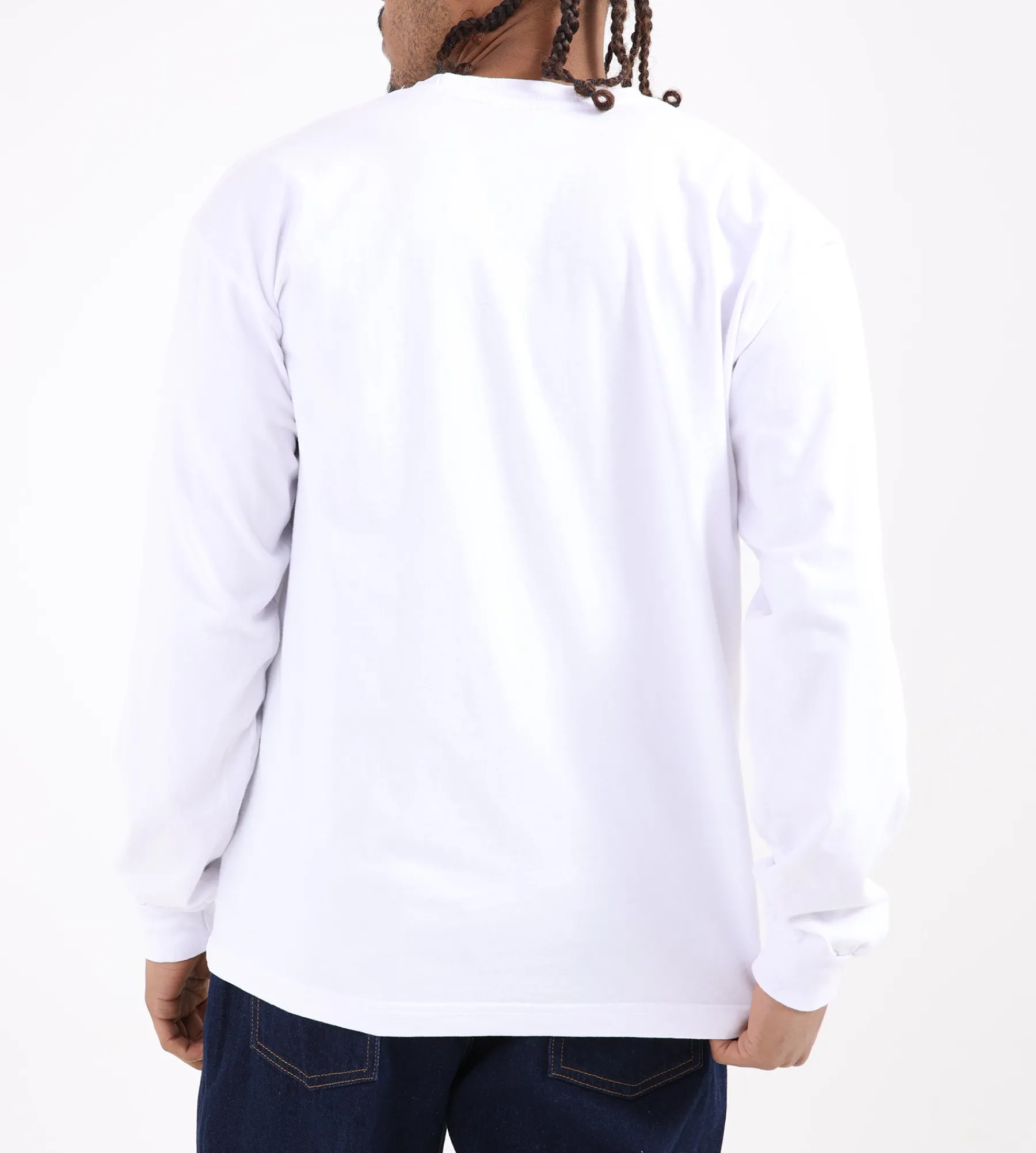 Obey Collegiate Longsleeve White