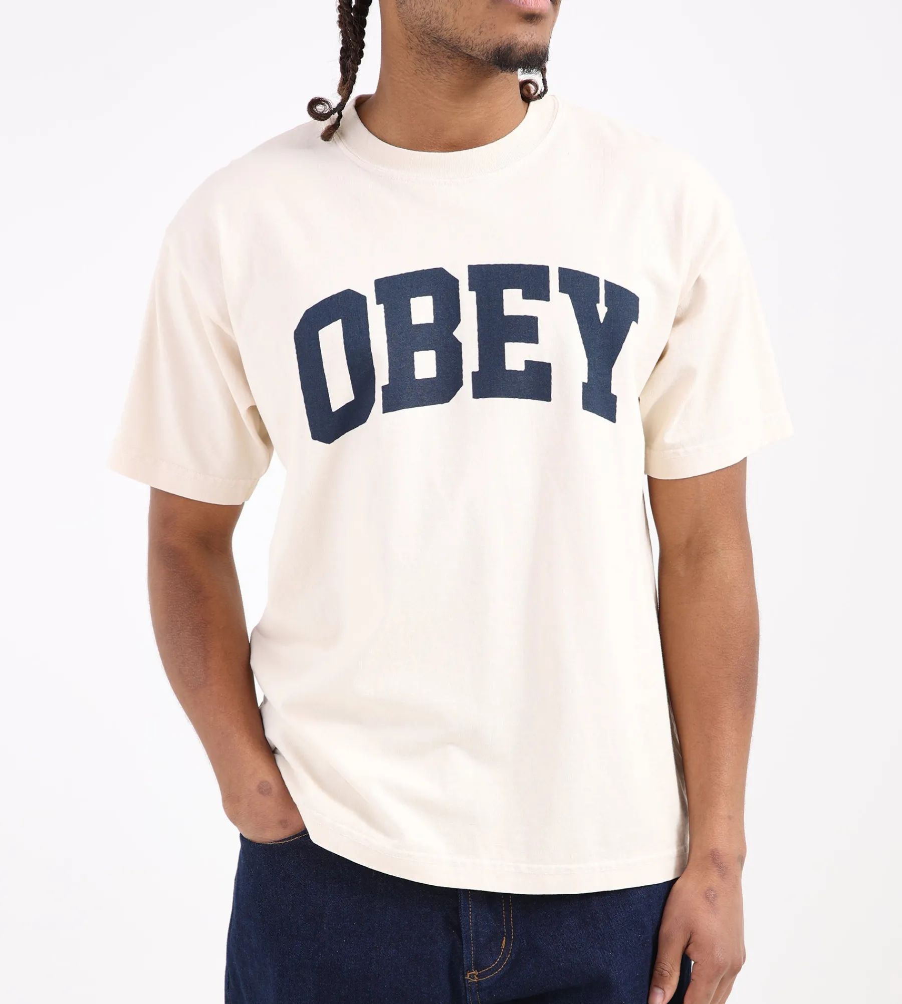Obey Collegiate Tee Sago