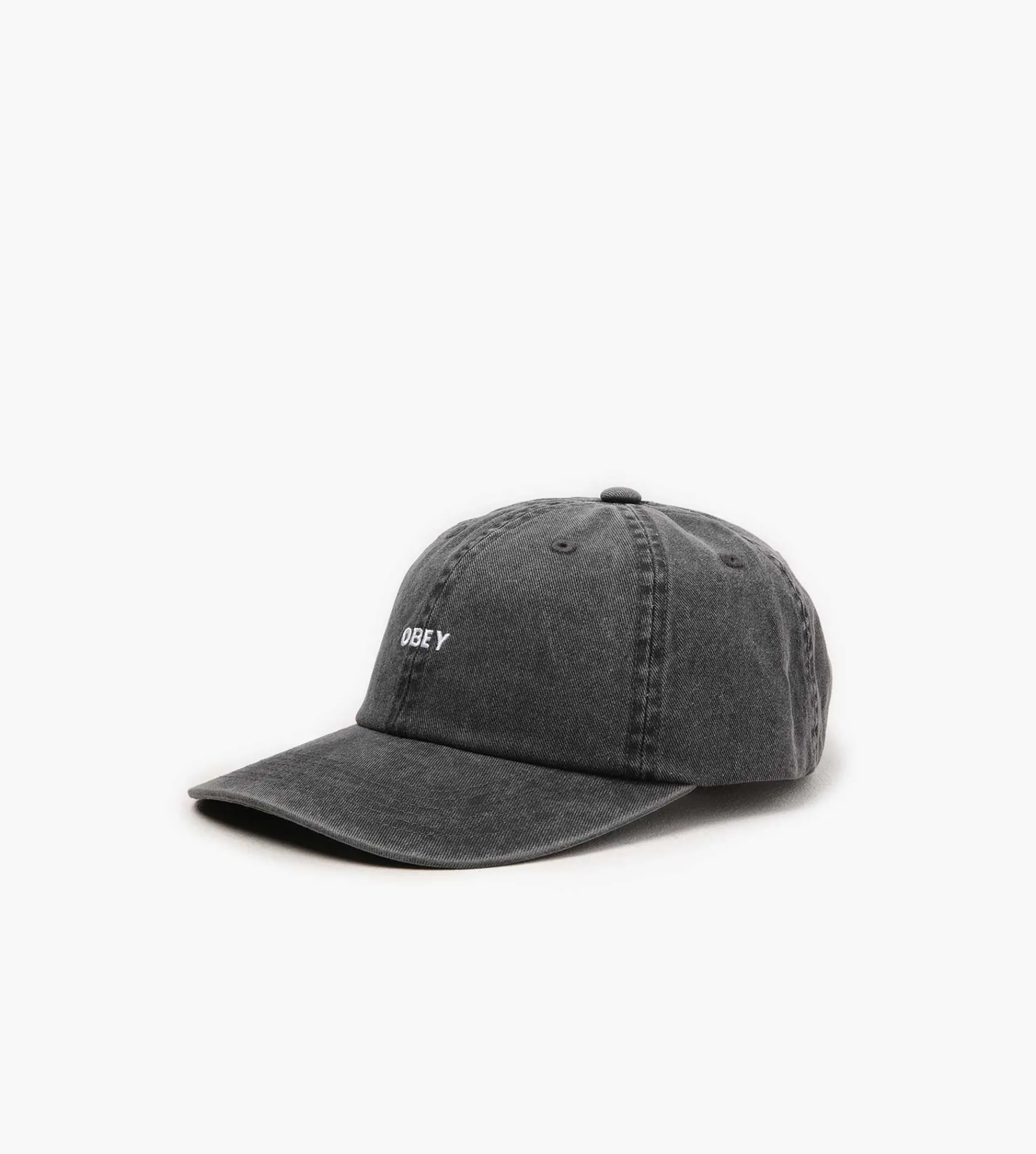 Obey Pigment Bold 6 Panel Strapback Pigment Black