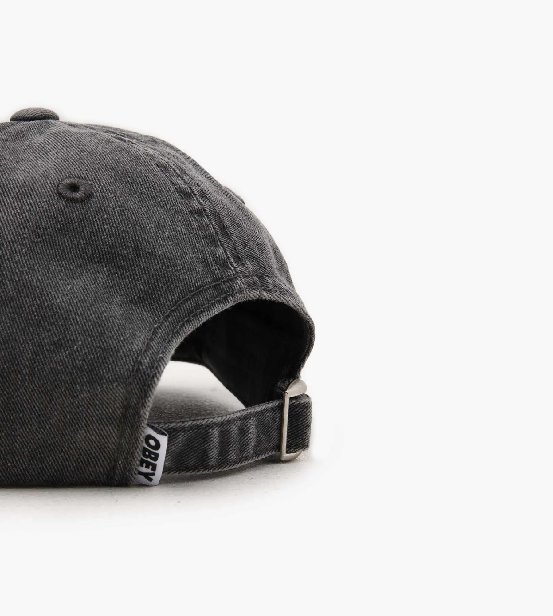 Obey Pigment Bold 6 Panel Strapback Pigment Black