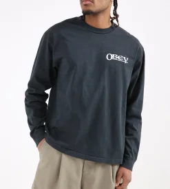 Obey Sensory Exploration Longsleeve Pigment True Vintage Black