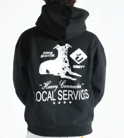 Obey Services Extra Heavy Hood Black