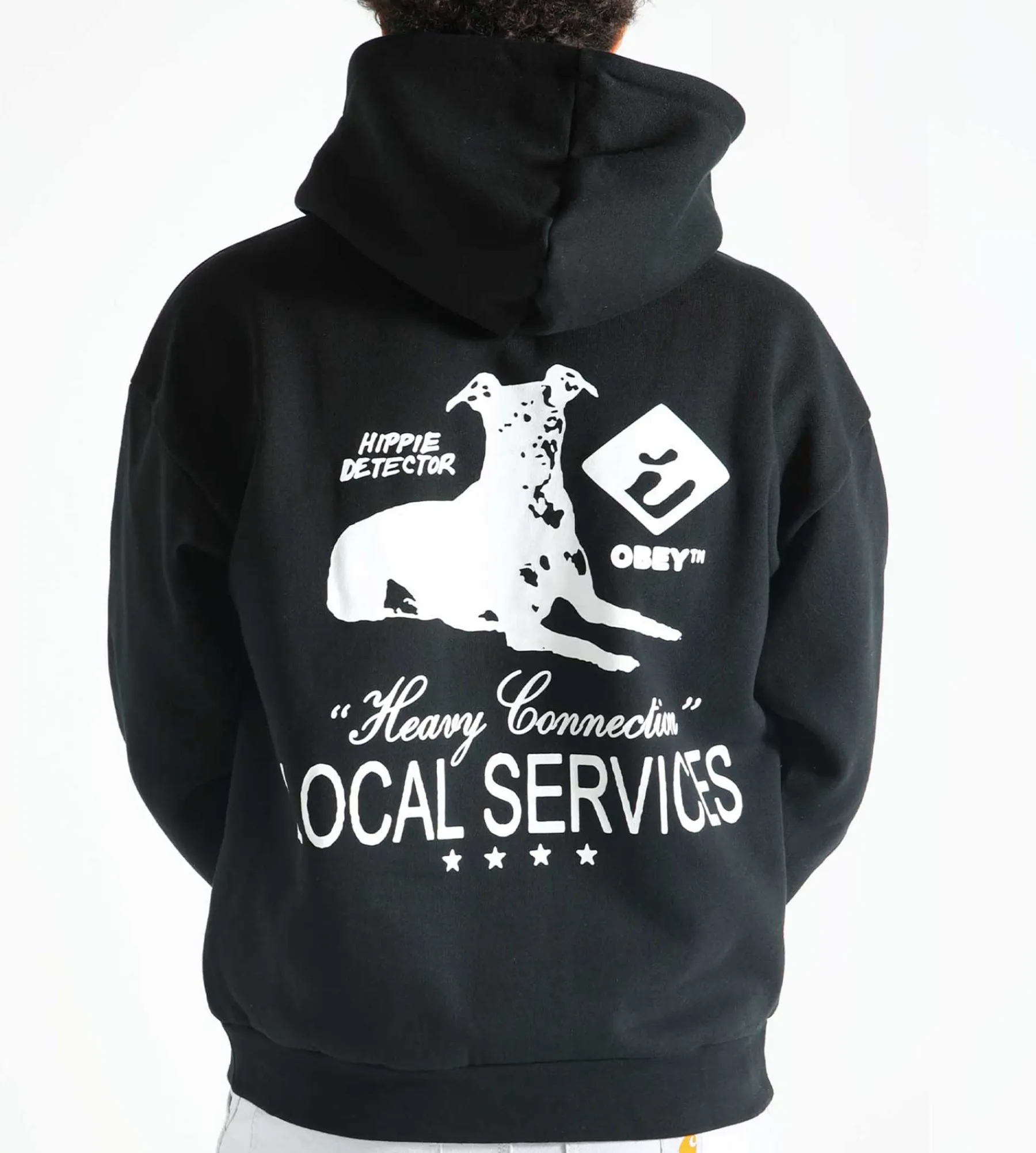 Obey Services Extra Heavy Hood Black
