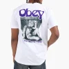 Obey Stop Worry Now Tee White