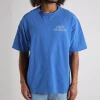 Obey Studios Outline Tee Pigment Electric Indigo
