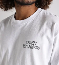 Obey Studios Palette Tee White