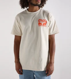 Obey Submit To The Rhythm Tee Cream