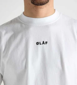 OLAF Block Tee Optical White