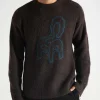 OLAF Chair Logo Crewneck Knit Brown
