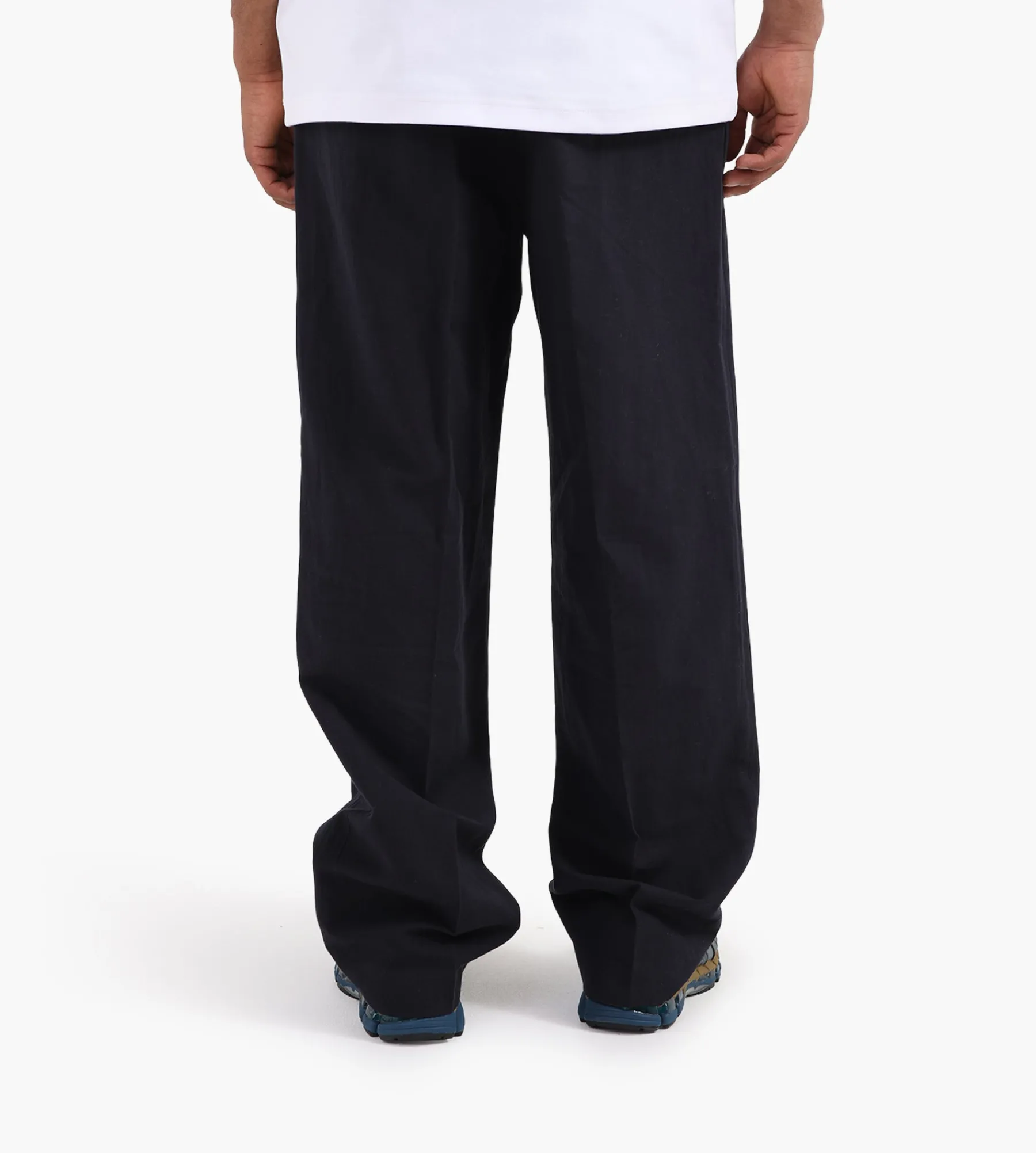 OLAF Cotton Linen Trousers Navy