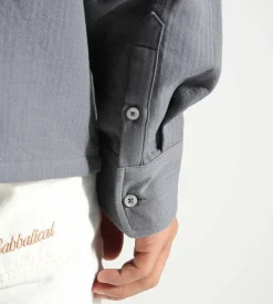 OLAF Double Faced Boxy Shirt Grey