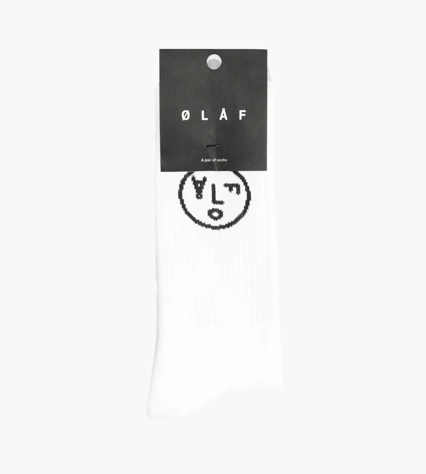OLAF Face Socks White SS25
