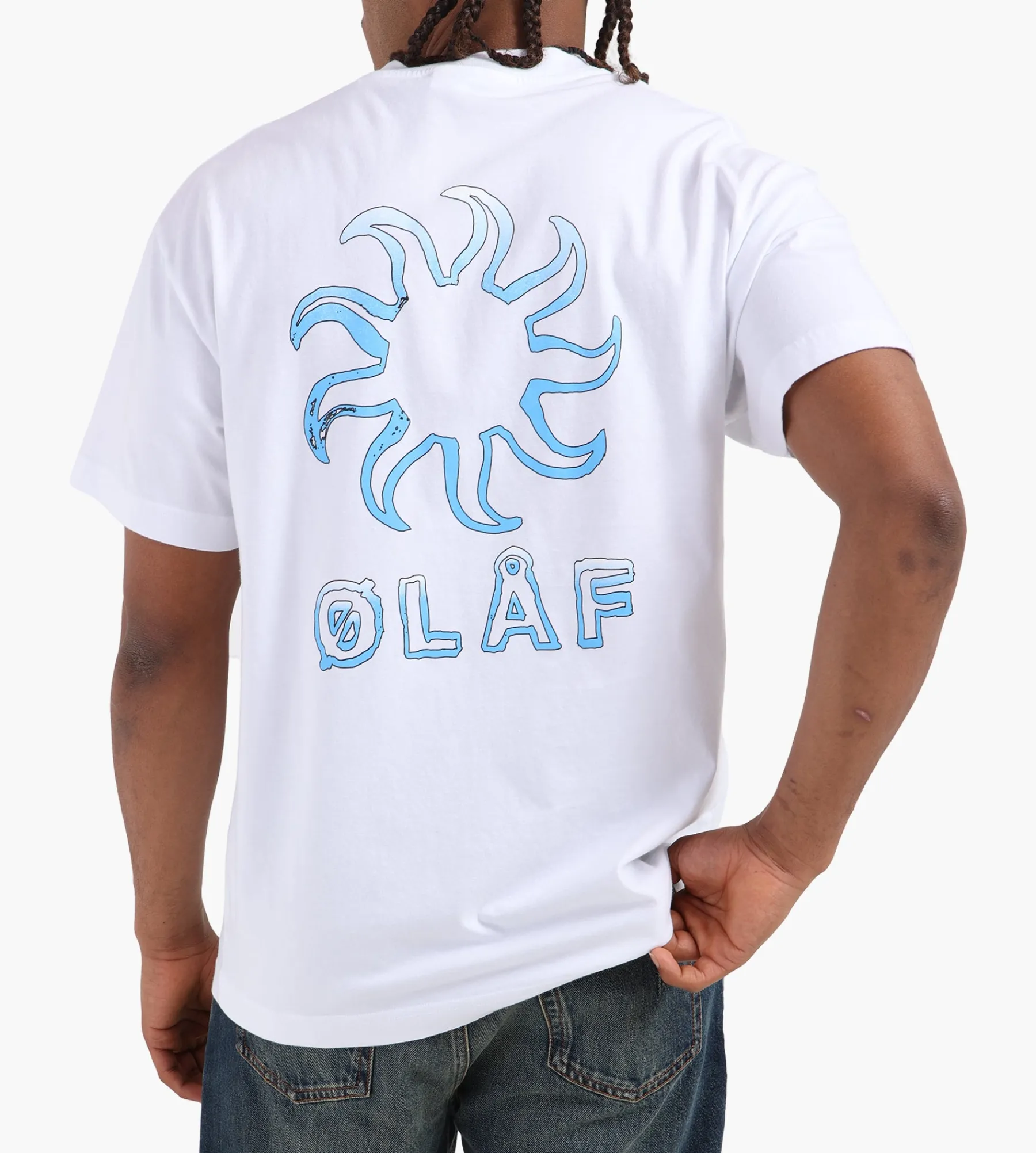 OLAF Gradient Sun Tee Optical White