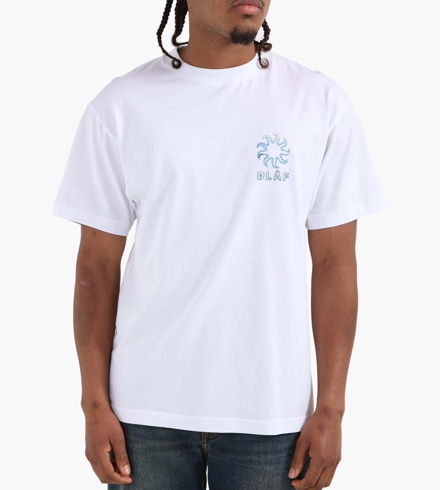 OLAF Gradient Sun Tee Optical White