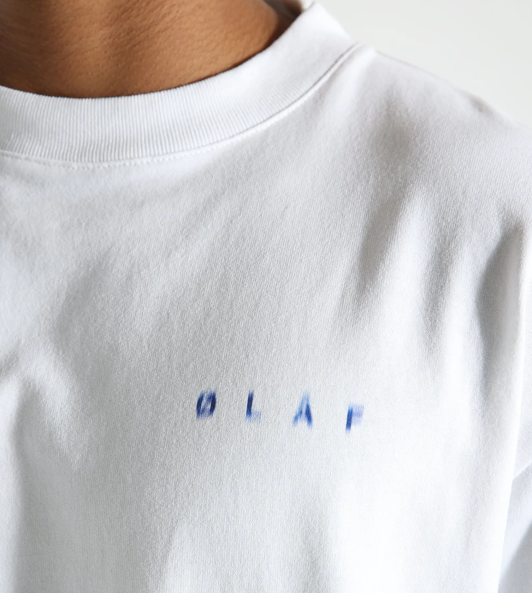 OLAF Ink Stain Longsleeve Optical White