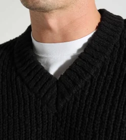 OLAF Knitted Vest Black