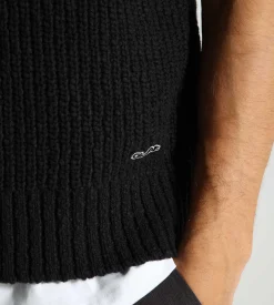 OLAF Knitted Vest Black