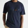 OLAF Sans Embro Logo Tee Navy