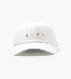 OLAF Sans Embro Twill Cap Off-White