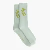 OLAF Signature Logo Socks Pale Green