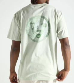 OLAF Spiral Face Tee Pale Green