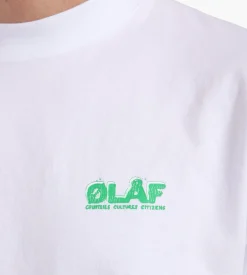 OLAF Spunge Logo Tee Optical White