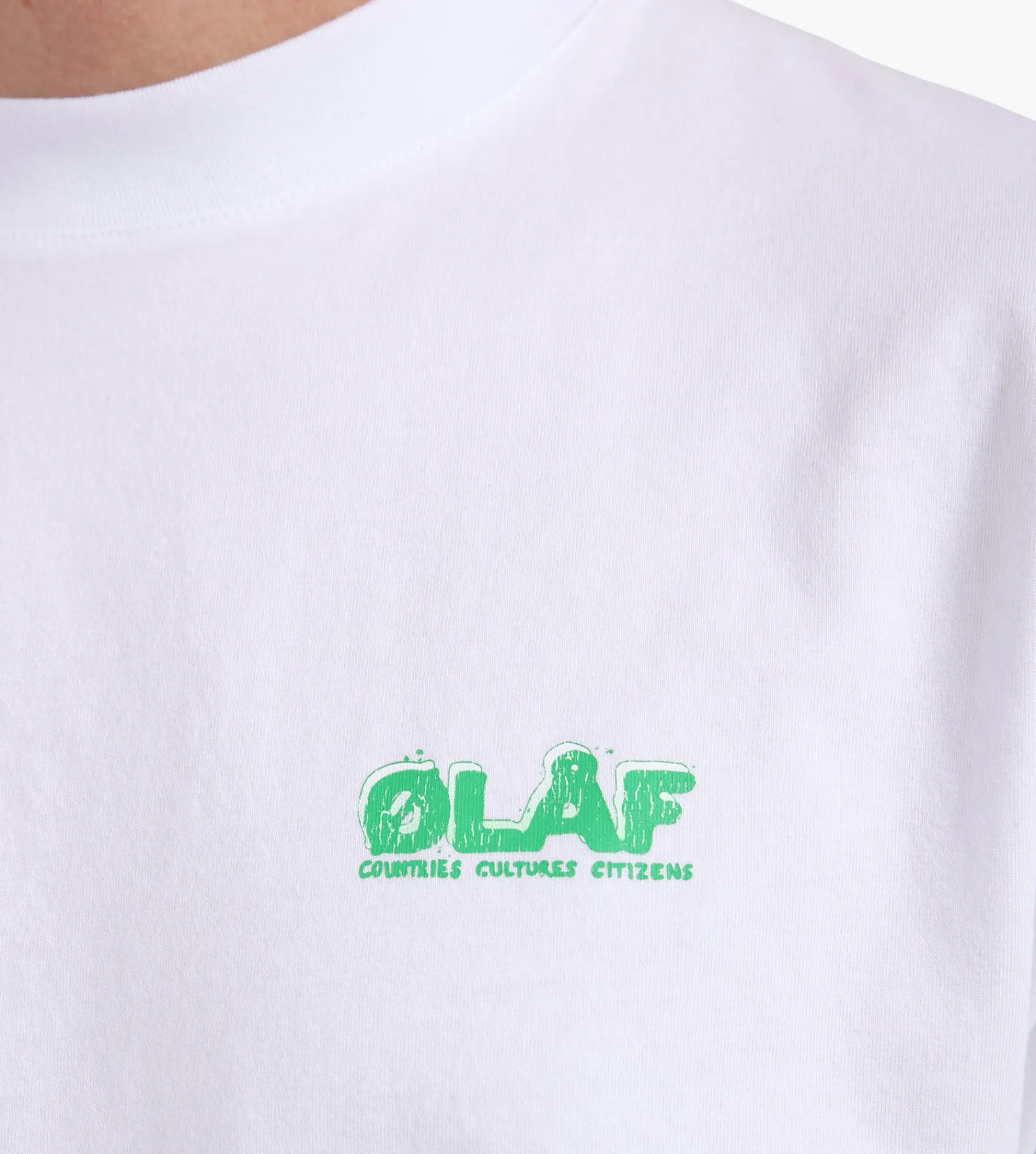 OLAF Spunge Logo Tee Optical White