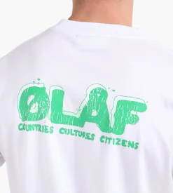 OLAF Spunge Logo Tee Optical White
