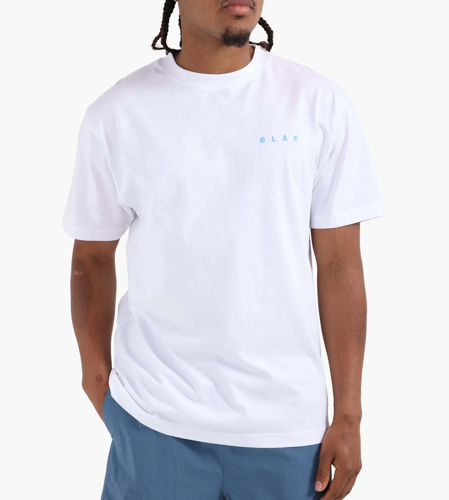 OLAF Sunscreen Face Tee Optical White