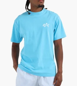 OLAF Tag Tee Cyan Blue
