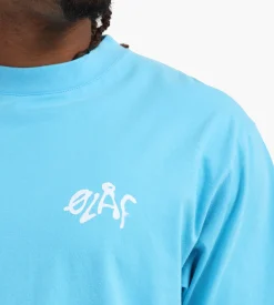 OLAF Tag Tee Cyan Blue