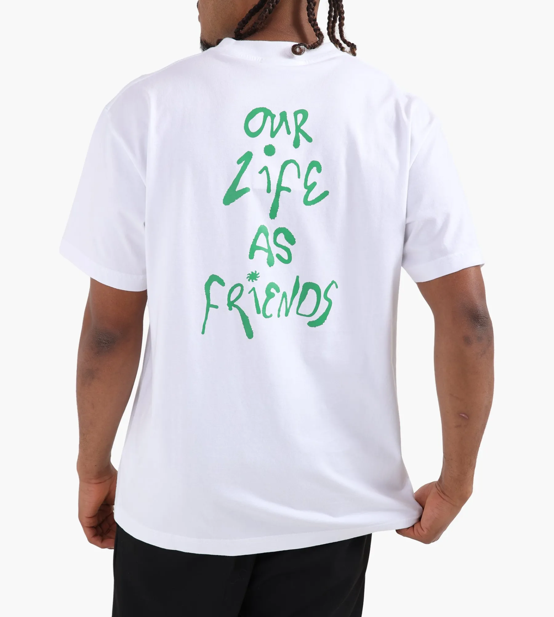 OLAF Tag Tee Optical White