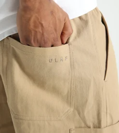 OLAF Utility Workwear Shorts Khaki