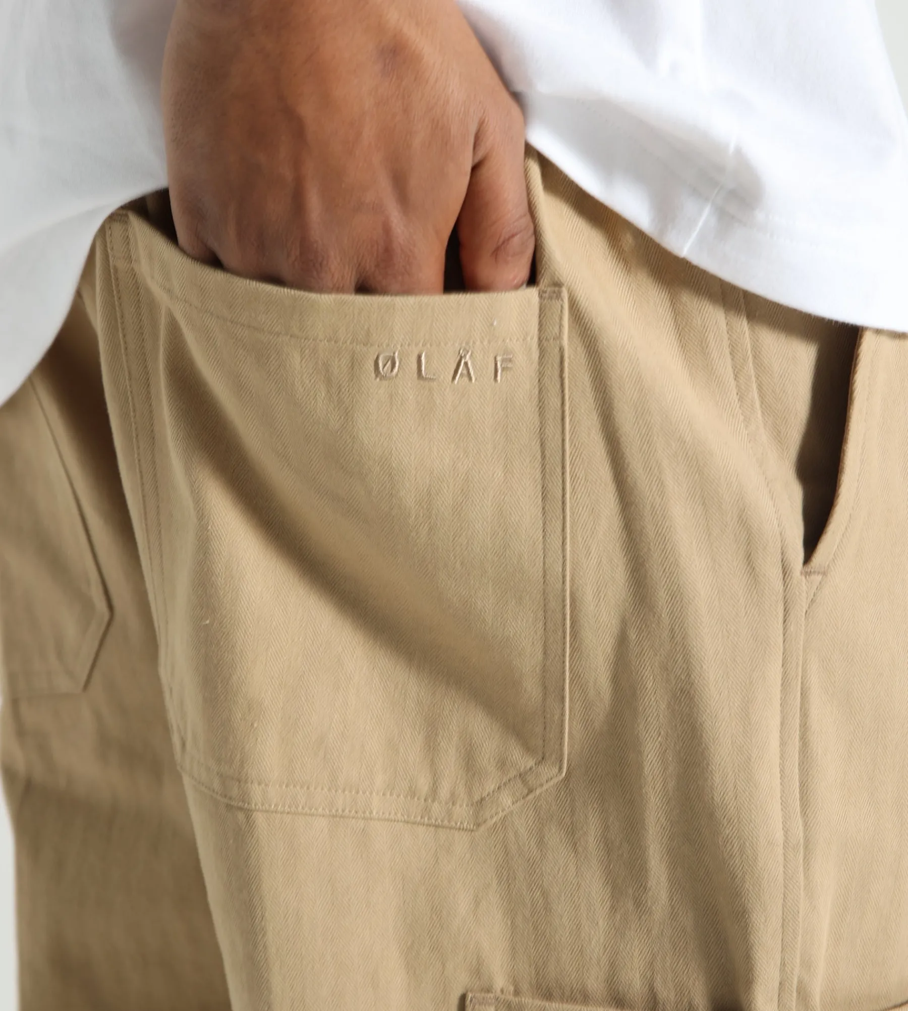 OLAF Utility Workwear Trousers Khaki