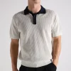 OLAF Varsity Polo Knit Off-White