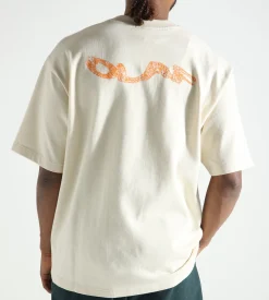 OLAF Wavy Drift Embro Tee Off-White