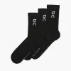 On Logo Sock High 3P U Black