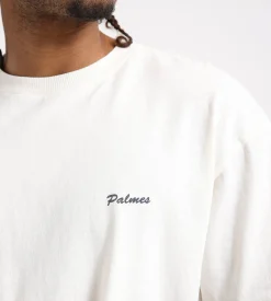 Palmes Dyed T-Shirt 190GSM Jersey Broken White