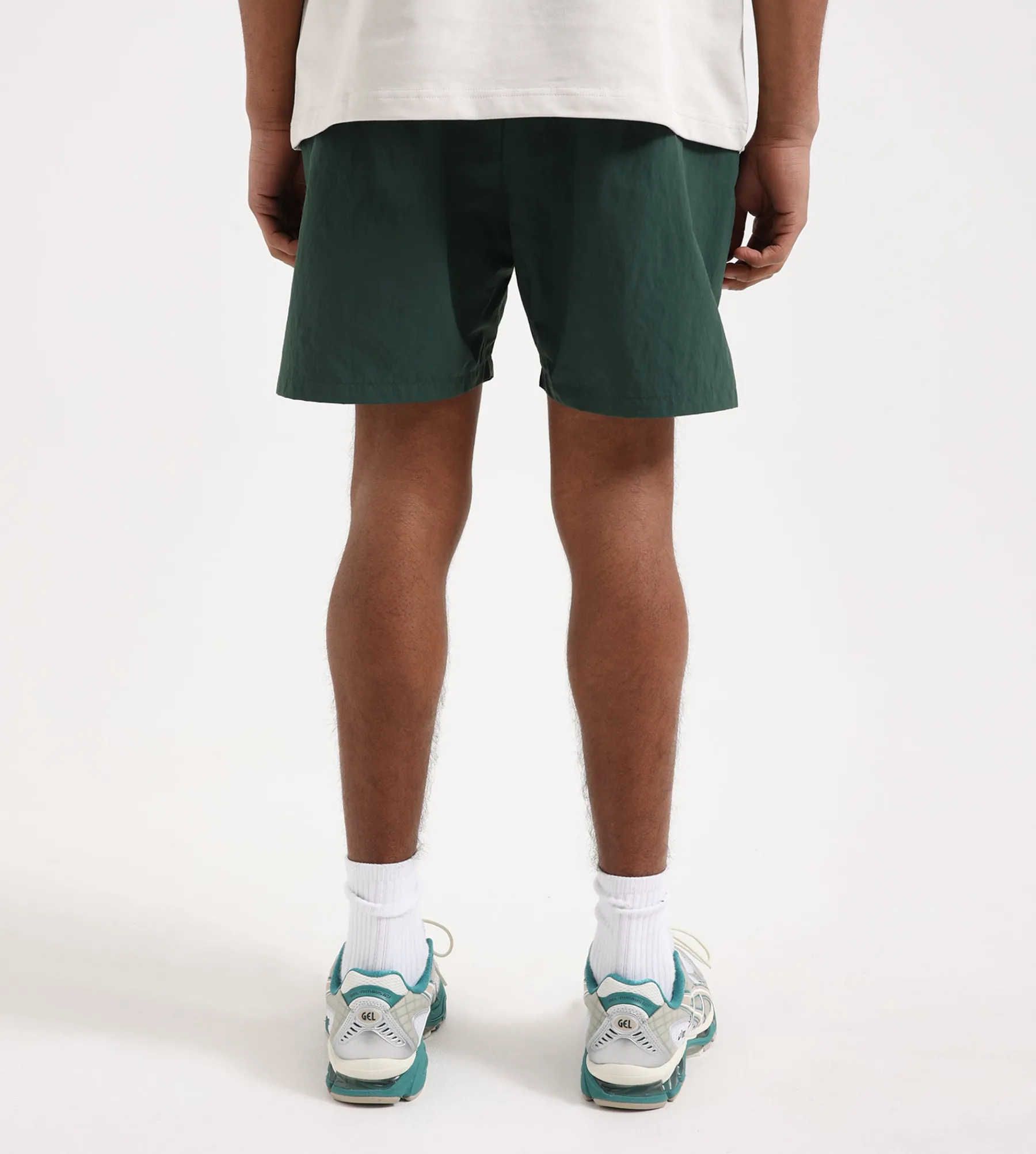 Palmes Global Tennis Shorts Recycled Nylon Dark Green